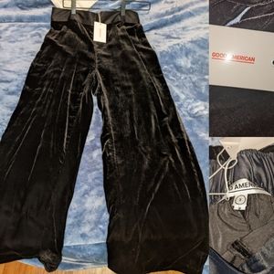 Good American Velvet/Velour Pants sz 3